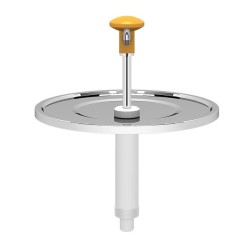 Kalando KD-010 Sos Pump Unit with Push Pattern, Compatible with 9-10 L Buckets, Yellow - 2