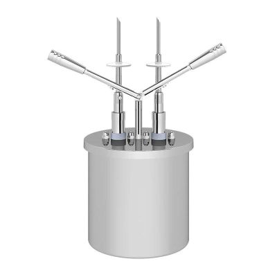 Kalando KD-019-06 Double Lever Sauce Pump with Double Inject Filling Needle and Stainless Steel Reservoir, 6 L - Kalando