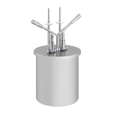 Kalando KD-019-10 Çift Enjekte Dolum İğneli Paslanmaz Çelik Hazneli Çift Kollu Sos Pompası, 10 L - 2