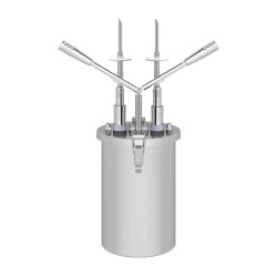 Kalando KD-019 Двухрычажная помпа для соусов с двойной иглой для заливки и резервуаром из нержавеющей стали, 4,5 л - 2