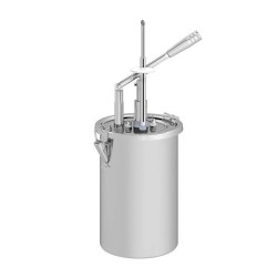 Kalando KD-019 Enjekte Dolum İğneli Paslanmaz Çelik Kollu Sos Pompası, 4.5 L - 1