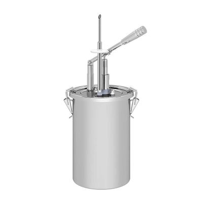 Kalando KD-019 Stainless Steel Lever Sauce Pump with Injectable Filling Needle, 4.5 L - Kalando
