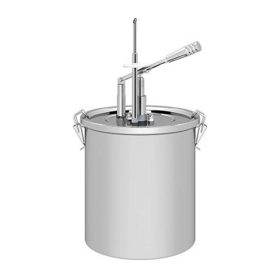 Kalando KD-01910 Stainless Steel Lever Sauce Pump with Injectable Filling Needle, 10 L - Kalando