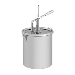 Kalando KD-01910 Рычажный насос для соуса из нержавеющей стали с инъекционной иглой для заправки, 10 л - Kalando