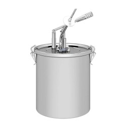 Kalando KD-02-10 Stainless Steel Lever Sauce Pump with Injectable Filling Needle, 10 L - 2