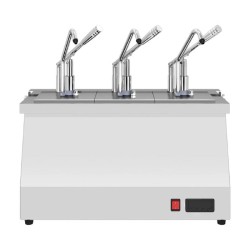 Kalando KD-021 Digital Stainless Steel Bain Marie Heated Sauce Pump, GN 1/6, 3x3 L - Kalando