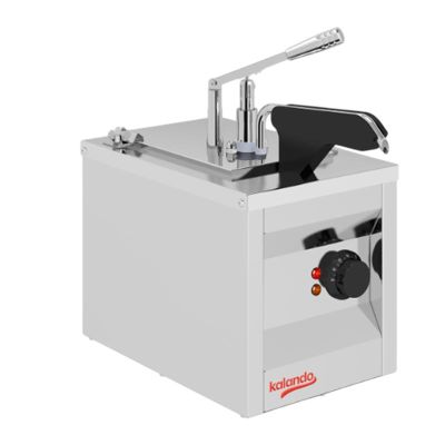 Kalando KD-021 GN 1/4 Isıtmalı Musluklu Manuel Termostatlı Benmari Dispenseri, 5 L - Kalando