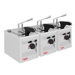 Kalando KD-021 GN 1/4 Isıtmalı Musluklu Manuel Termostatlı Benmari Dispenseri, 5 L - Thumbnail