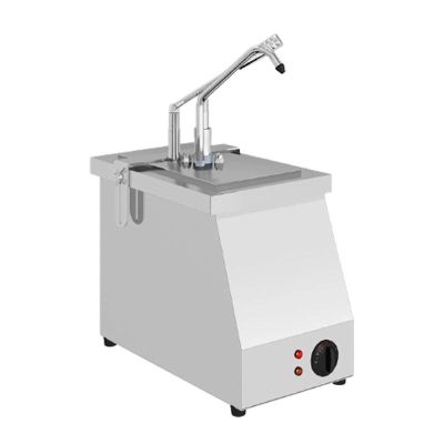 Kalando KD-021 Benmari Isıtmalı Paslanmaz Çelik Sos Pompası, GN 1/4, 5.25 L - 1