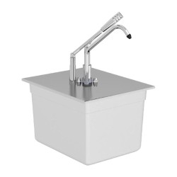 Kalando KD-0212 Gastronorm Sauce Pump with Lever, GN 1/2, 11 L - 2