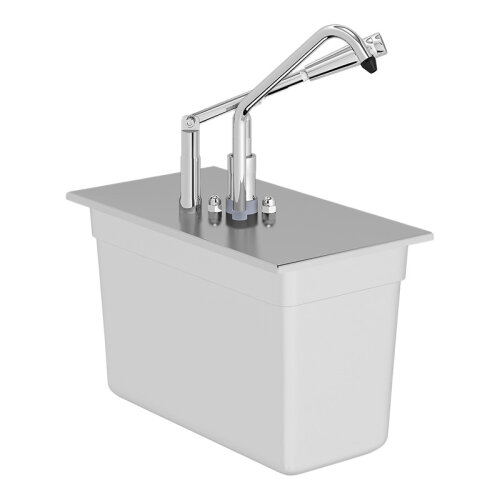 Kalando KD-0213-150 Stainless Steel Sauce Pump, GN 1/3 - Kalando