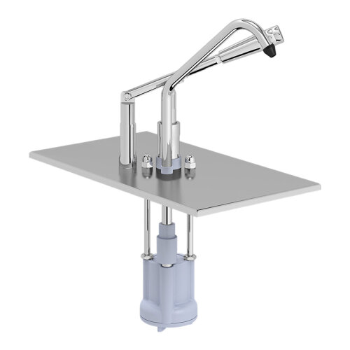 Kalando KD-0213-200-A Stainless Steel Sauce Pump Unit with G Arm, GN 1/3 - Kalando