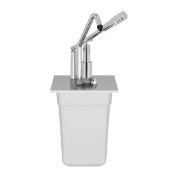 Kalando KD-0216 Stainless Gastronorm Sauce Pump, GN 1/6 - 2