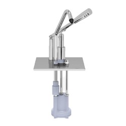 Kalando KD-0216 Stainless Steel Sauce Pump Unit with Handle, GN 1/6 - 2