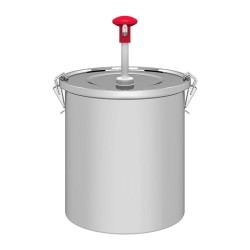 Kalando KD-1610 Stainless Steel Sauce Pump on Bucket, Red - Kalando (1)