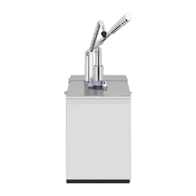 Kalando KD-214 Paslanmaz Çelik Kollu Sos Pompası Standı, 1/4, 5.25 L - 2