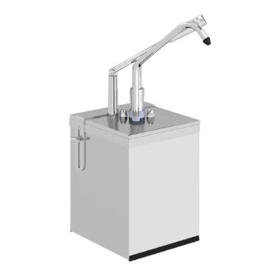 Kalando KD-216 Paslanmaz Çelik Kollu Sos Pompası Standı, 1/6 GN, 3 L - 1