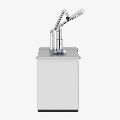 Kalando KD-216 Paslanmaz Çelik Kollu Sos Pompası Standı, 1/6 GN, 3 L - 2