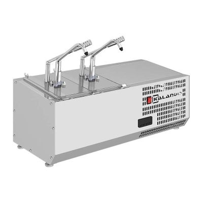 Kalando KD-COOLING Refrigerated Stainless Steel Sauce Pump, GN 1/4, 2x5.25 - Kalando
