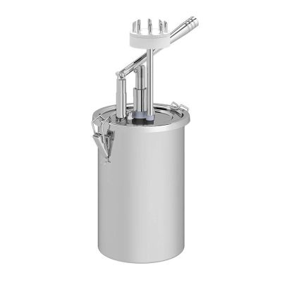 Kalando KD019-M Çoklu Enjekte Dolum İğneli Paslanmaz Çelik Kollu Sos Pompası, 4.5 L - 1