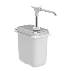 Kalando KDS-003 Basmalı Paslanmaz Çelik Sos Kabı, 1.9 L, Beyaz - Kalando