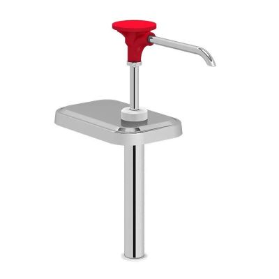 Kalando KDS-003 Basmalı Paslanmaz Çelik Sos Pompa Ünitesi, Kırmızı - 1