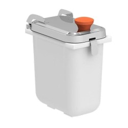 Kalando KDS-003 Stainless Steel Sauce Pot with Lid, 1.9 L, Orange - Kalando