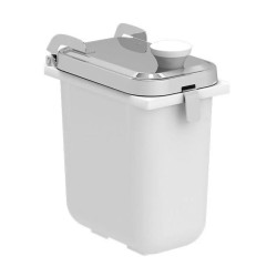 Kalando KDS-003 Stainless Steel Sauce Pot with Lid, 1.9 L, White - Kalando