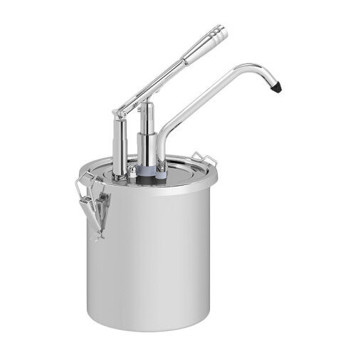 Kalando Stainless Steel Reservoir Sauce Pump with Lever Lock, 3 L - Kalando