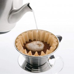 Kalita Wave 155 Stainless Dripper - 4