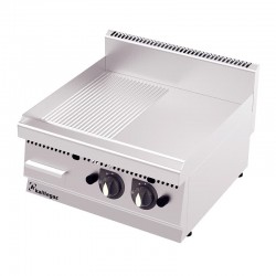 Kalitegaz 600 Series GS6060G Semi-Corrugated Plate Grill, Gas - Kalitegaz