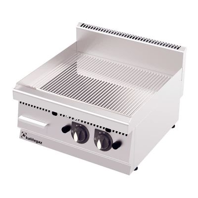 Kalitegaz 600 Serisi GG6060GC Oluklu Pleyt Izgara, Krom Kaplama, Gazlı - 1