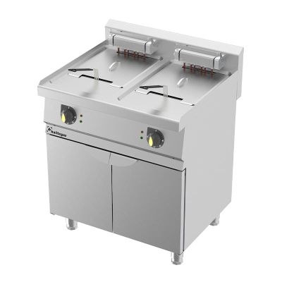 Kalitegaz 700 Seri Monoblok İki Hazneli Fritöz, 23 + 23 L, Gazlı - 1