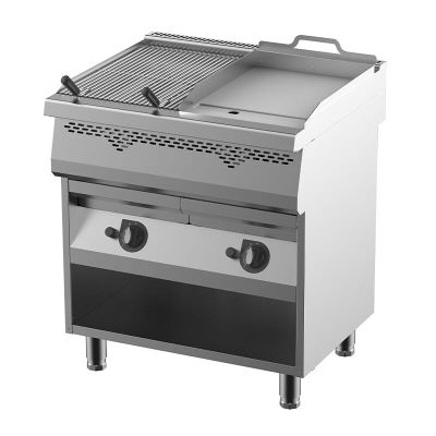 Kalitegaz 700 Seri VGO8070GTP T Model Pleyt Modüllü Sulu Izgara, 80x70x51 cm, Gazlı - 1