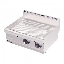 Kalitegaz 700 Series GG8070GC Corrugated Plate Grill, Chrome Coated, Gas - Kalitegaz