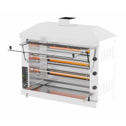 Kalitegaz CRG3C-5 Resting Chicken Rotisserie Machine, 5 Skewer Capacity, Gas Powered - Kalitegaz