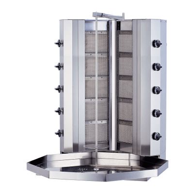 Kalitegaz KLG142V V Model Döner Ocağı, 5+5 Radyanlı, Gazlı, Motorsuz - 1