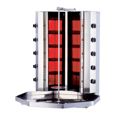 Kalitegaz KLG142VG V Model Döner Ocağı, 5+5 Radyanlı, Gazlı, Motorsuz, Camlı - 1