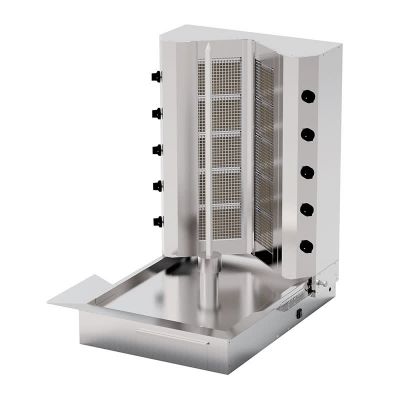 Kalitegaz KLG142VH V Model Döner Ocağı, 5+5 Radyanlı, Gazlı, Motorsuz, Hareketli Gövde, Isıtıcılı - 1
