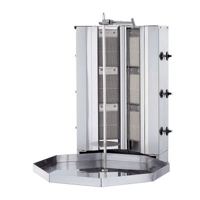 Kalitegaz KLG143V V Model Döner Ocağı, 3+3 Radyanlı, Gazlı, Motorsuz - 1