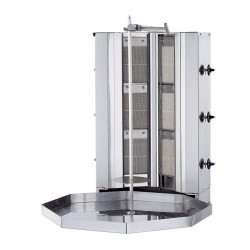 Kalitegaz KLG143V V Model Rotary Cooker, 3+3 Radius, Gas, Non-Motorised - Kalitegaz