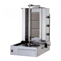 طباخ دوار Kalitegaz KLG150، 3 نصف قطرها، غاز، محرك سفلي، هيكل متحرك - Kalitegaz