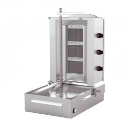 طباخ دوار Kalitegaz KLG150S، 3 نصف قطرها، غاز، محرك سفلي، هيكل متحرك - Kalitegaz