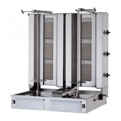 Kalitegaz KLG153T Двухмодельная ротационная плита, радиус 3+3, газ, нижний мотор, подвижный корпус - Kalitegaz