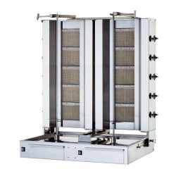 Kalitegaz KLG225T Двухмодельная ротационная плита, радиус 5+5, газ, нижний мотор, подвижный корпус - Kalitegaz