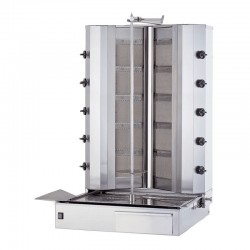 Kalitegaz KLG225V V Model Döner Ocağı, 5+5 Radyanlı, Gazlı, Alttan Motorlu, Hareketli Gövde - Kalitegaz