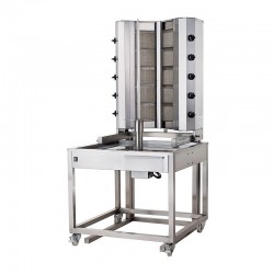 Kalitegaz KLG225VA فرن دوار طراز V، نصف قطر 5+5، غاز، محرك سفلي، جسم متحرك - Kalitegaz