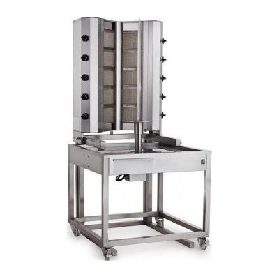 Kalitegaz KLG225VAD V Model Döner Ocağı, 5+5 Radyanlı, Gazlı, Alttan Motorlu, Hareketli Gövde, Dolaplı - 1