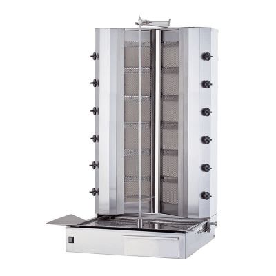 Kalitegaz KLG226V V Model Döner Ocağı, 6+6 Radyanlı, Gazlı, Alttan Motorlu, Hareketli Gövde - 1