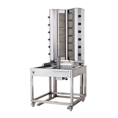Kalitegaz KLG226VAD V Model Döner Ocağı, 6+6 Radyanlı, Gazlı, Alttan Motorlu, Hareketli Gövde, Dolaplı - 1